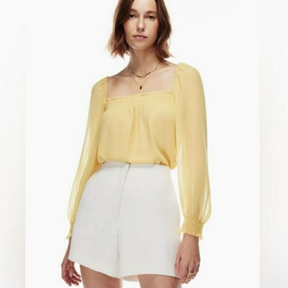 Wilfred Alana Top In Wheat Sz S - Picture 1 of 10